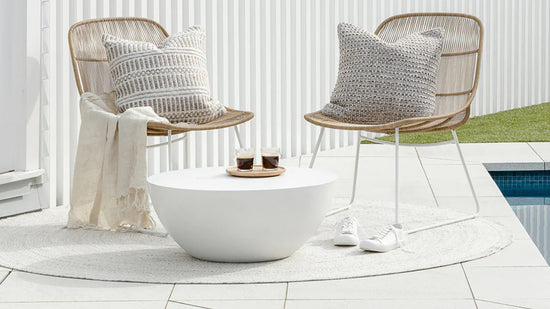 Mornington Outdoor Rug Pale Sand In Situ