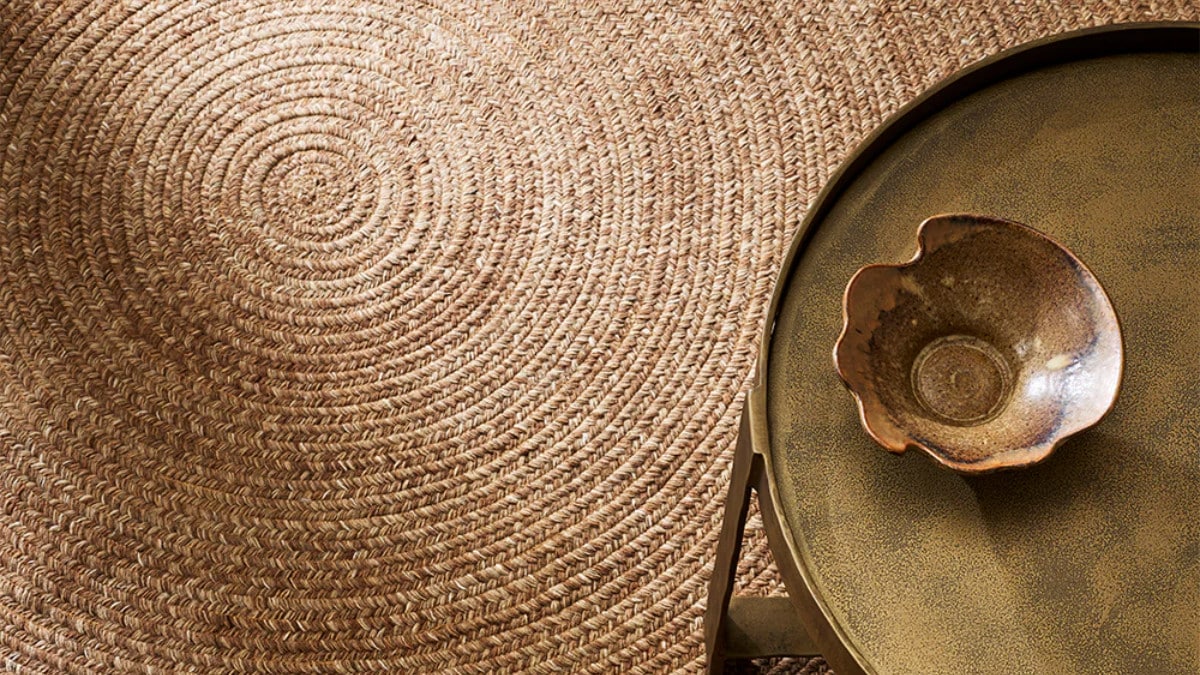 Mornington Outdoor Rug Teak In Situ Closeup