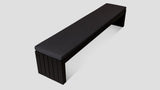 Muriwai Dining Bench Black Angle