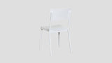 Newmarket Dining Chair White Rear