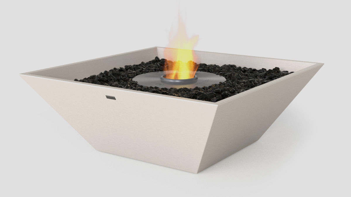 Nova 850 — Bone, stainless steel, 85 x 85 x 31 cm