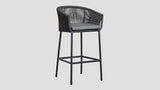 Omaha Bar Stool Black Sooty