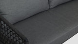 Opito Black Frame Double Sofa Closeup