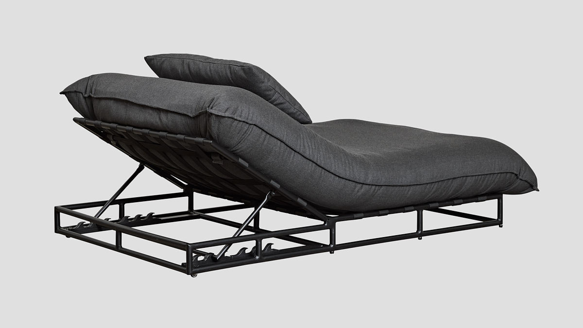 Papamoa Daybed Black Sooty Back
