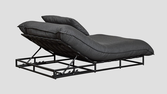 Papamoa Daybed Black Sooty Back