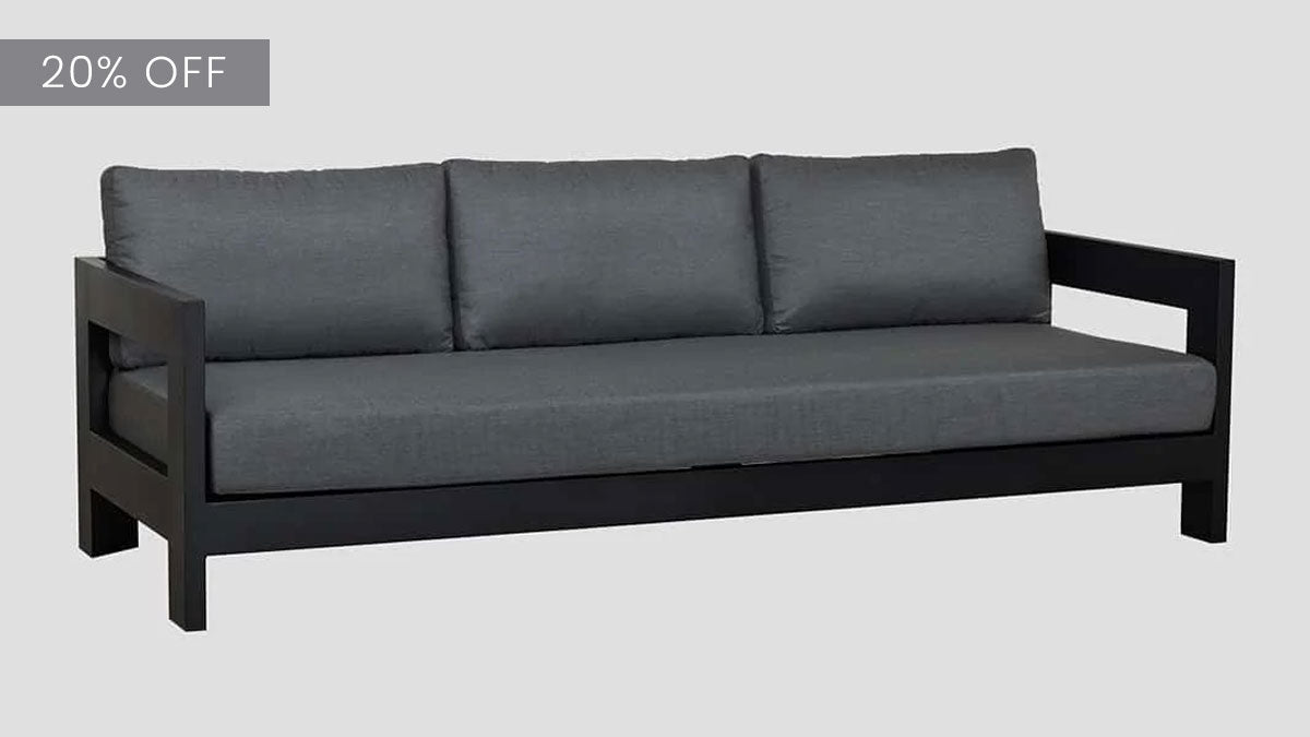 PAUANUI ALU TRIPLE SOFA