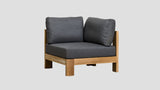 Pauanui Teak Corner Section Grafito