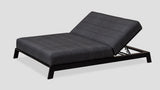 Piha Double Lounger Black Sooty
