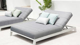 Outdoor Furniture NZ - Piha Double Lounger White On Patio