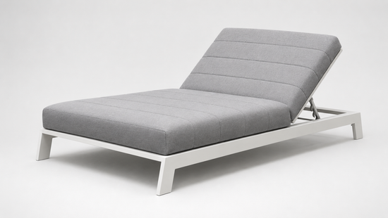 Piha Double Lounger White — sun loungers from Design Concepts NZ