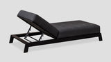 Piha Lounger Black Sooty Back