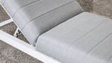 Outdoor Furniture NZ - Piha Lounger Grey Angle Closeup