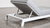 Outdoor Furniture NZ - Piha Lounger Grey Back Closeup