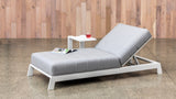 Piha-Lounger-White-Frame-Sunbrella-Lead-Chine-Fabric
