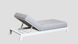 Piha Lounger White Lead Chine Back