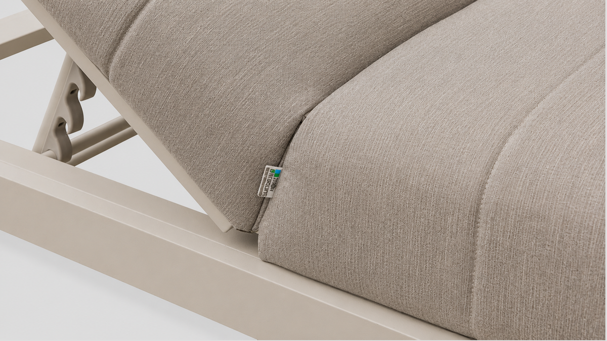 Piha Lounger Taupe Chine
