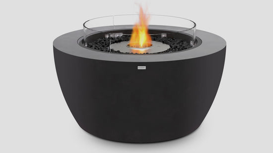 Pod 40 Fireplace Graphite Screen