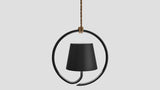 Poldina Hanging Lamp Matte Dark Grey