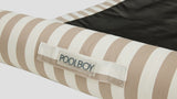 PoolBoy Sinka-Bit Striped White Khaki Closeup