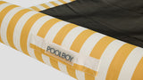 PoolBoy Sinka-Bit Striped White Yellow Closeup