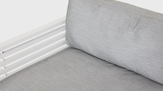 Raglan Sofa White Closeup
