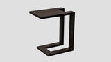 Rectangular Aluminium Side Table Black