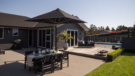 Serenity Rotating Cantilever Umbrella Square Black