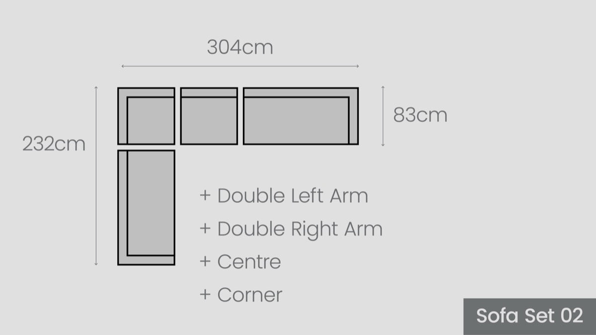 Tasman Teak Sofa Set 02