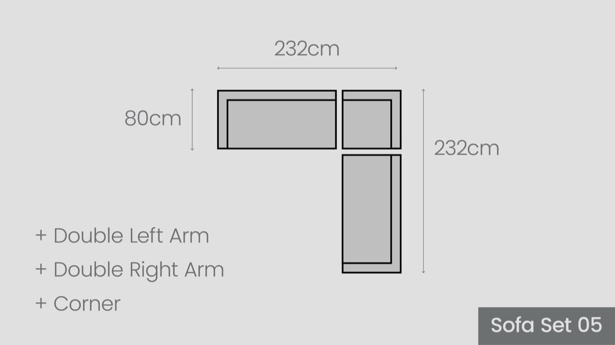 Tasman Teak Sofa Set 05
