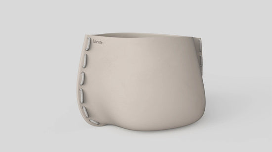 Stitch 100 Plant Pot Bone White