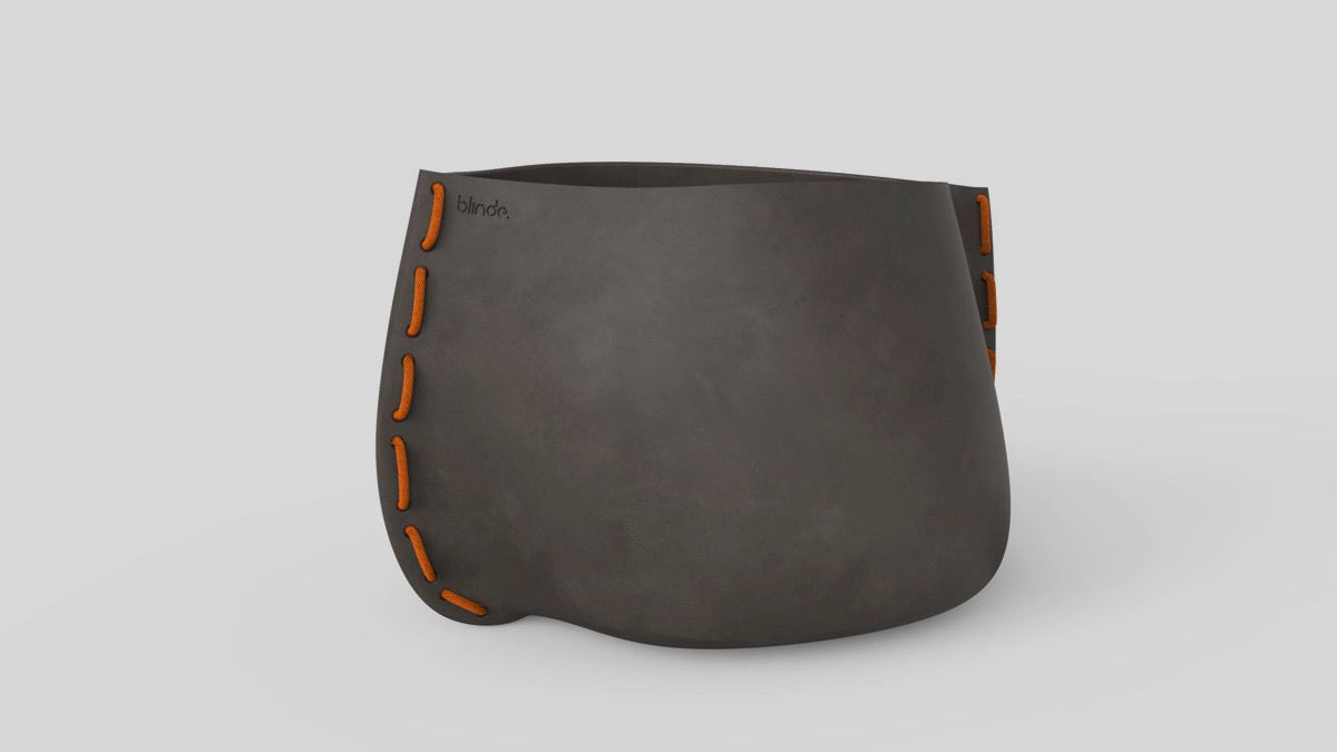 Stitch 100 Plant Pot Natural Orange