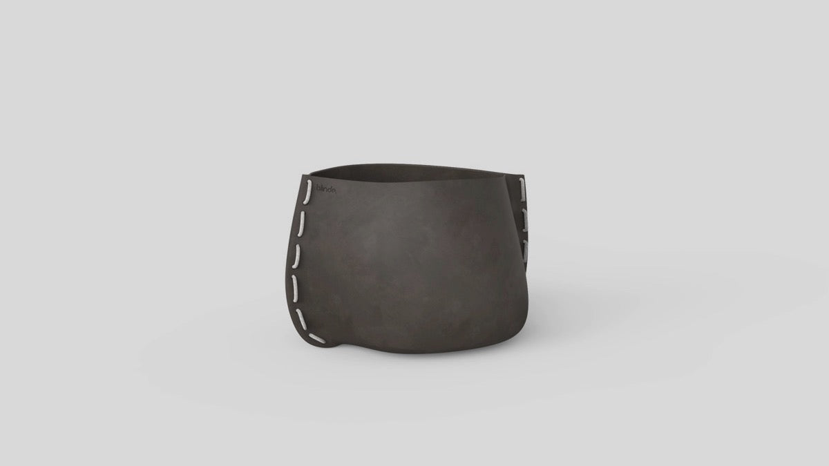 Stitch 25 Plant Pot Natural White