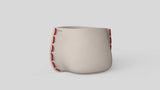 Stitch 50 Plant Pot Bone Red