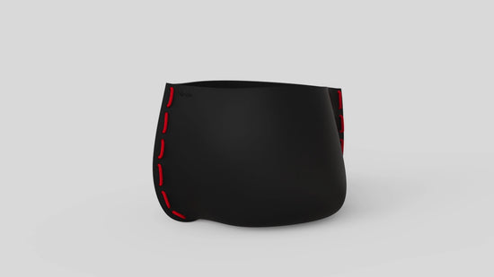 Stitch 50 Plant Pot Graphite Red