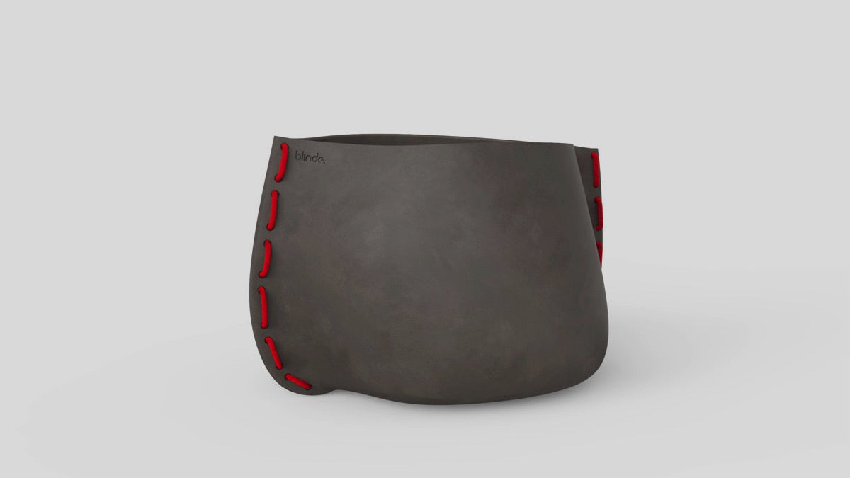 Stitch 75 Plant Pot Natural Red