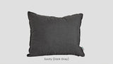 Sunbrella Outdoor Throw Cushion Sooty