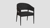 Takapuna Dining Chair Carbon Black