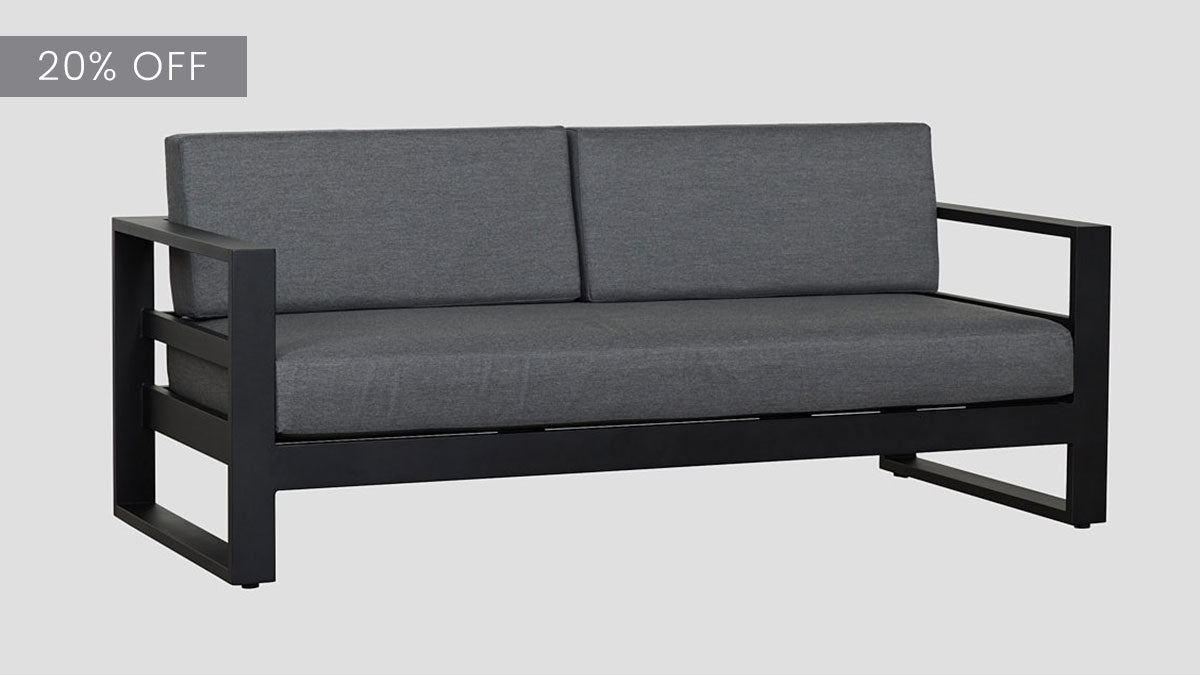 TASMAN ALU DOUBLE SOFA