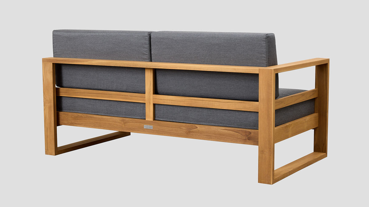 TASMAN TEAK DOUBLE RIGHT ARM SECTION