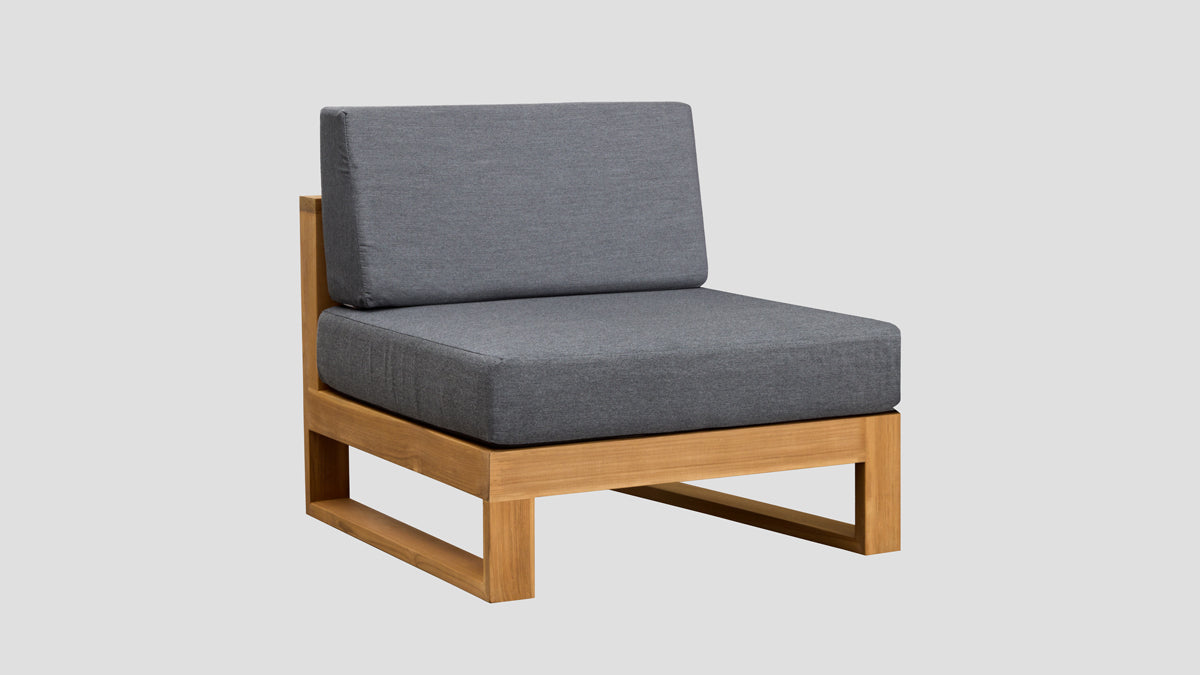 TASMAN TEAK SINGLE CENTRE SECTION
