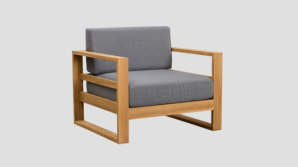 TASMAN TEAK SINGLE SOFA