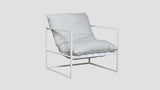 Tekapo Single Sofa White Marble