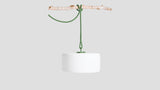 Thierry Le Swinger Lamp Hanging Industrial Green