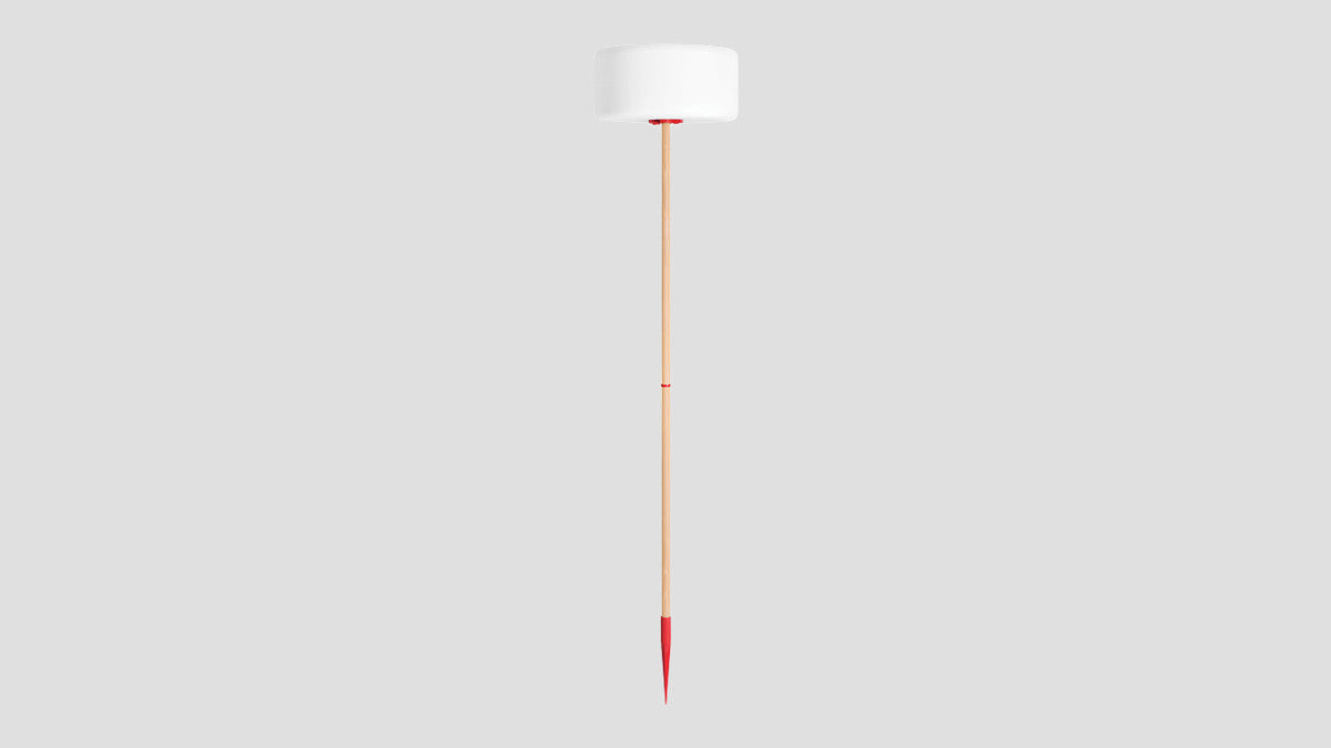 Thierry Le Swinger Lamp Standing Double Red
