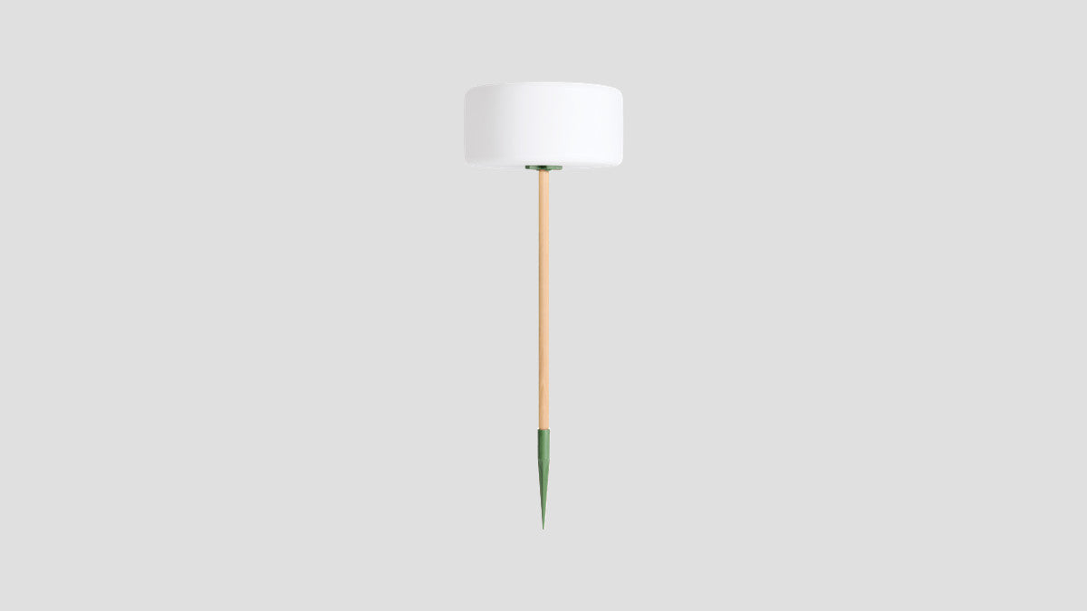 Thierry Le Swinger Lamp Standing Single Industrial Green