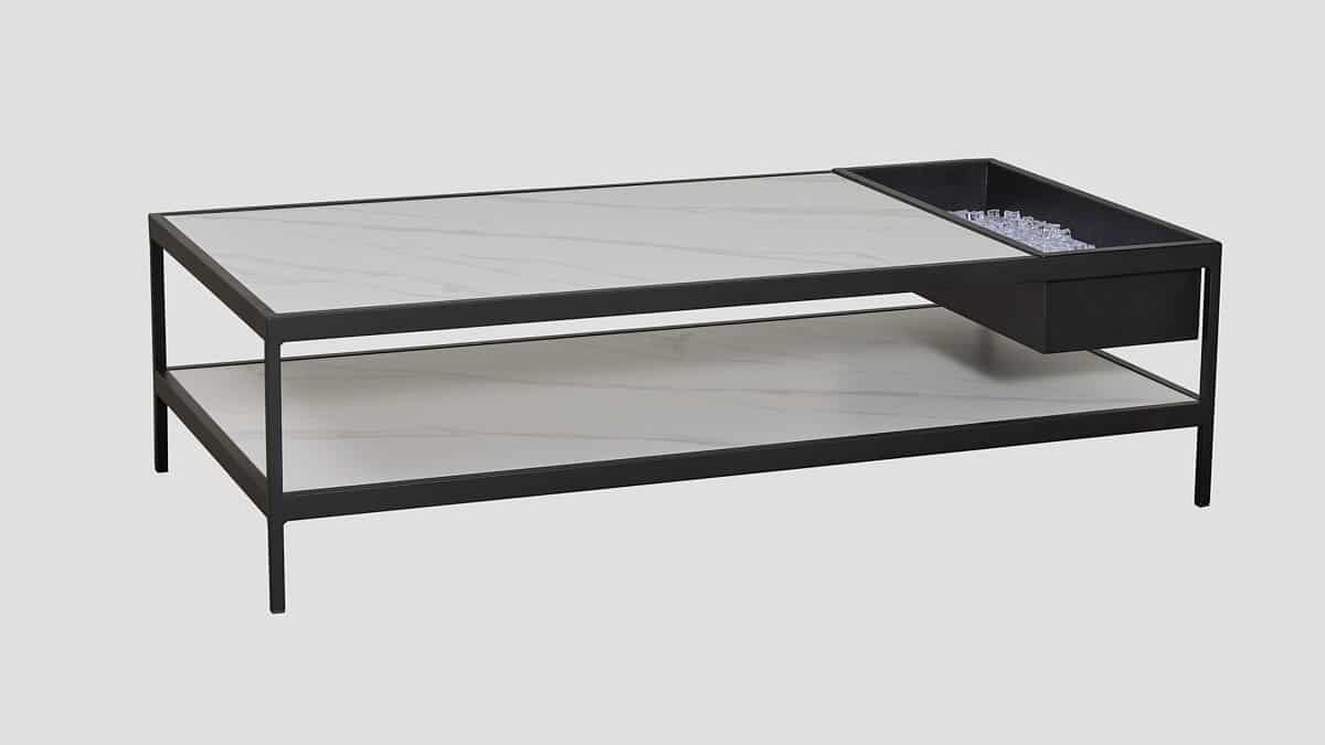 Tolaga Bay Coffee Table White Marble