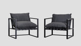 Twizel Single Sofa Black Sooty