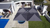 Unity Multi Cantilever Umbrella Quattro Grey