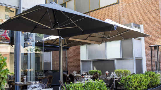 Unity Multi Cantilever Umbrella Trio