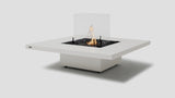 Vertigo 40 Fireplace Bone BL Glass Round